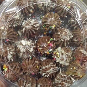 Fancy Flower Chocolate Cookies Eco DL